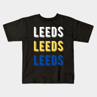 Leeds Leeds Leeds Kids T-Shirt